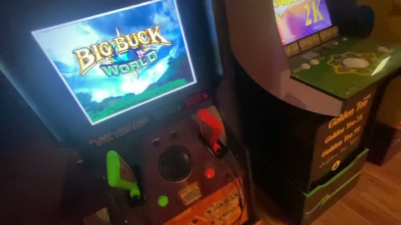 Arcade 1up Big Buck World Arcade Cabinet (Review) Game with Mj!!!