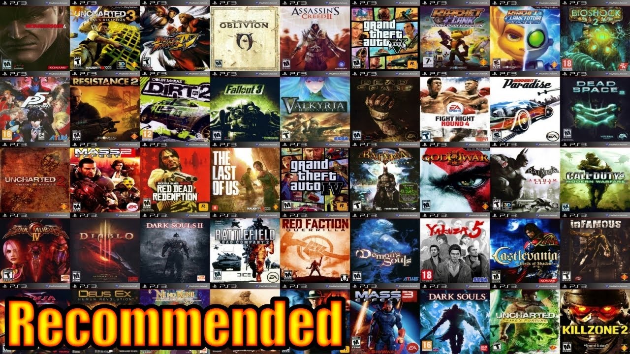 My Top 50 Greatest PS3 Games of All Time  [Recommended]