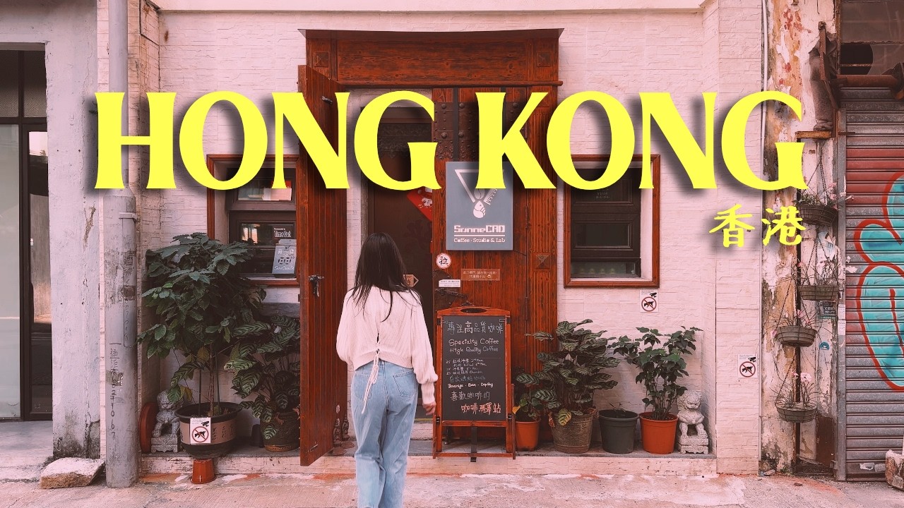 a warm sunday in hong kong: aesthetic cafes & the famous tai hang 'tourist trap'