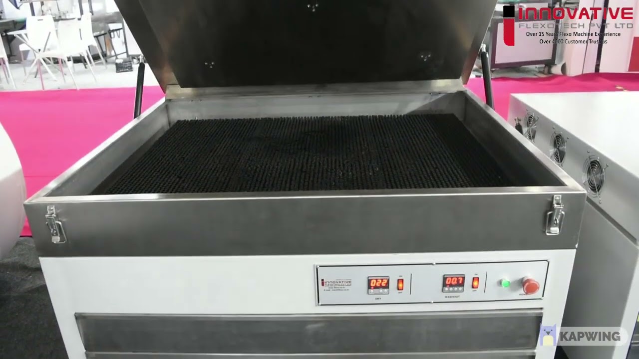 Flexo Photopolymer Platemaking Machine  Model 3040etwd Live at PrintpackIndia Show