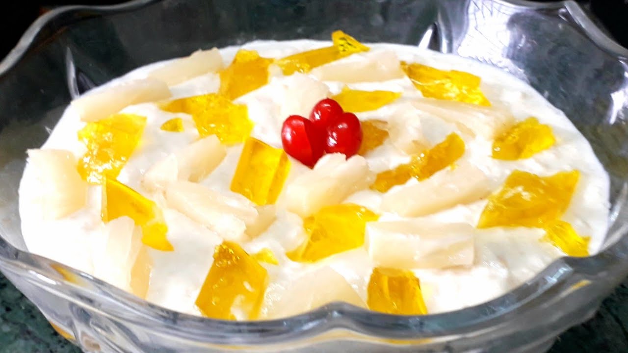 PINEAPPLE SUFFLE RECIPE | VERY EASY & QUICK PINEAPPLE SUFFLE RECIPE by*VAJIHA'S KITCHEN*🙂👌