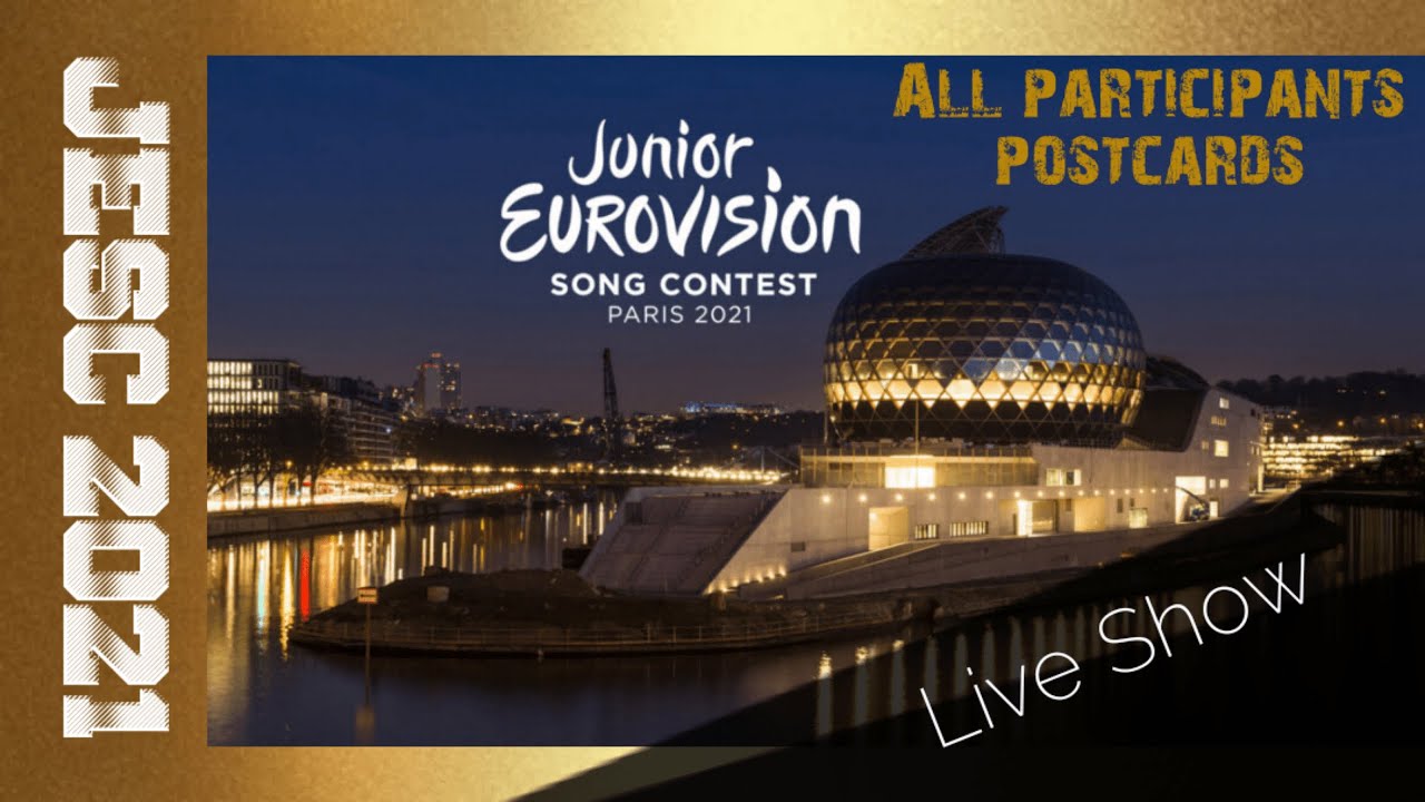 Junior Eurovision 2021 - All participants postcards : Paris 2021
