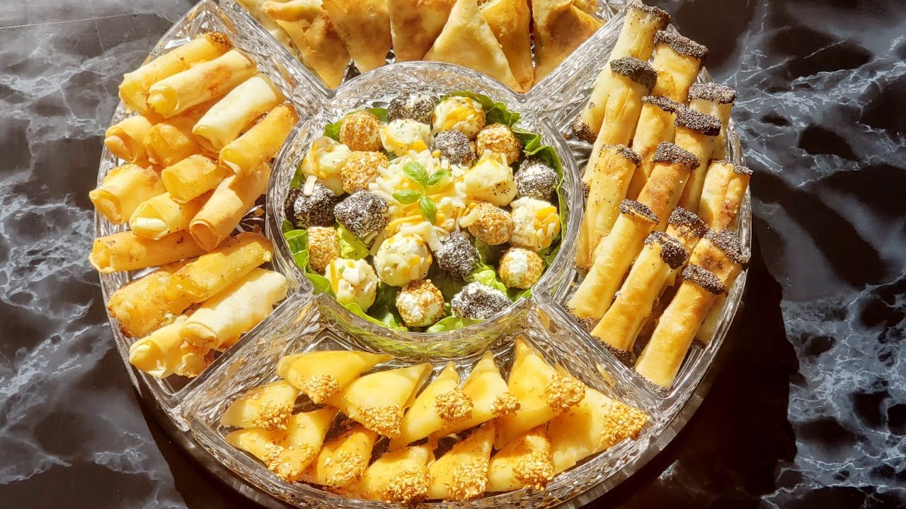 تشكيلة ديال البريوات او البوراك بالجبن Variété de cigare et briouat au fromage