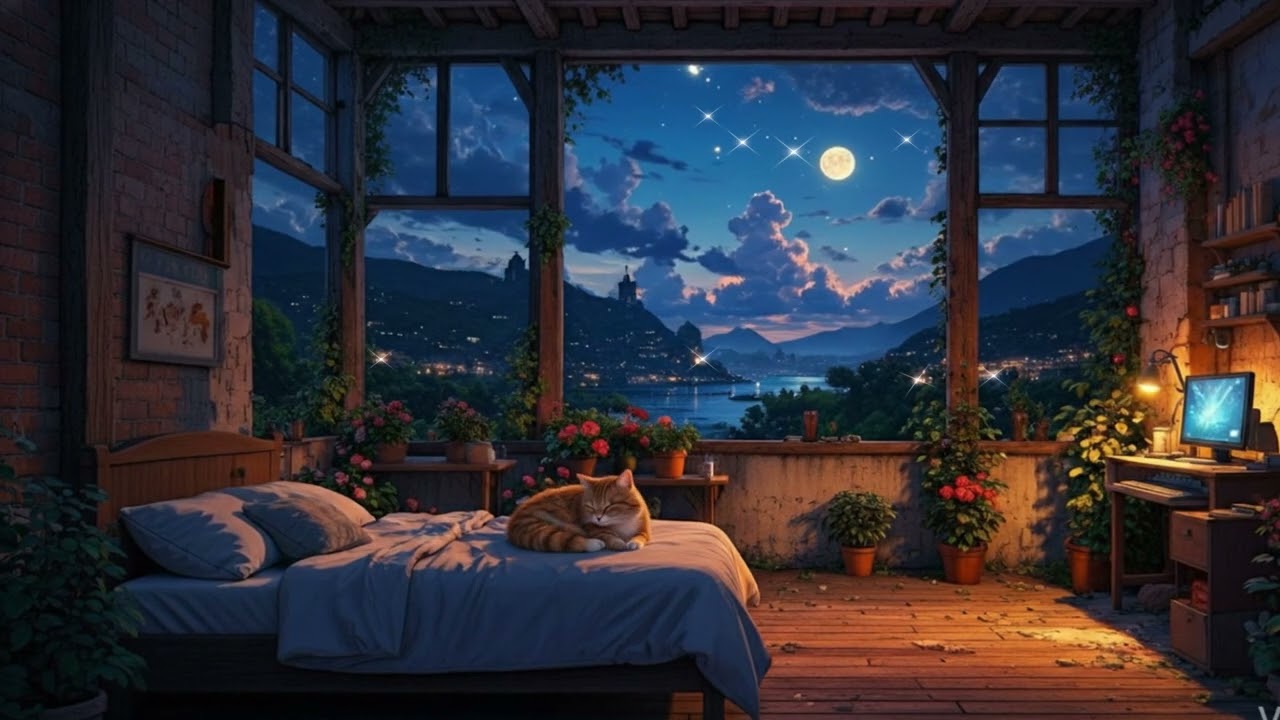 Lofi Deep Focus | Study, Calm, Cozy Cat