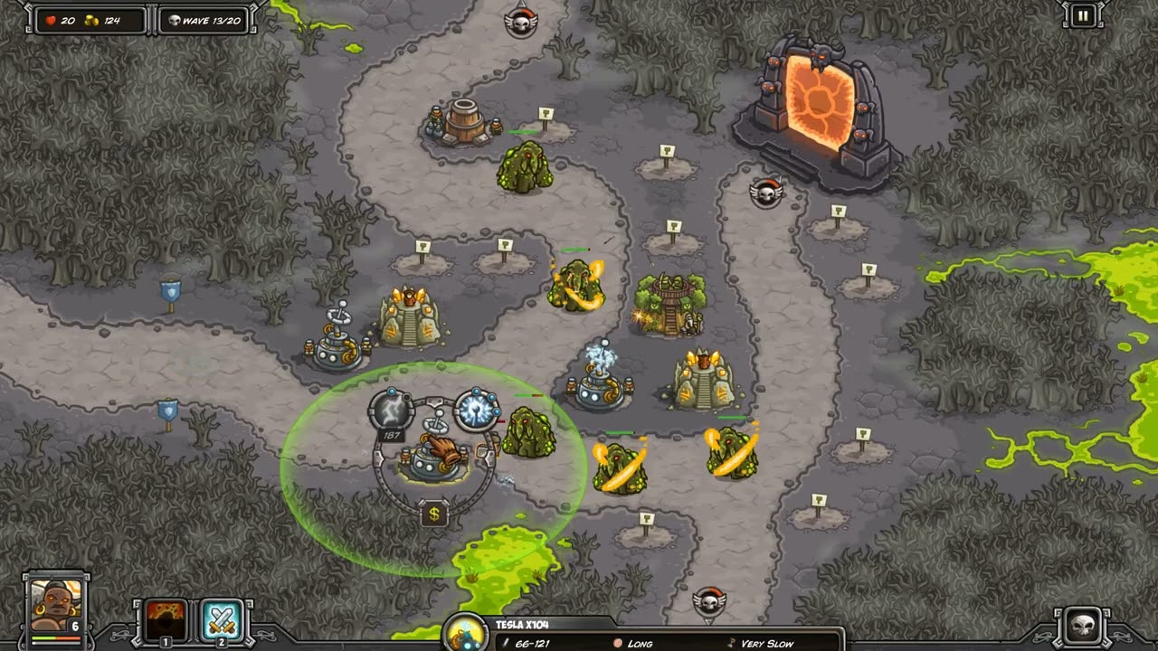Kingdom Rush ⚔️ Гнилой лес 🍄 Полное прохождение кампании для ветеранов