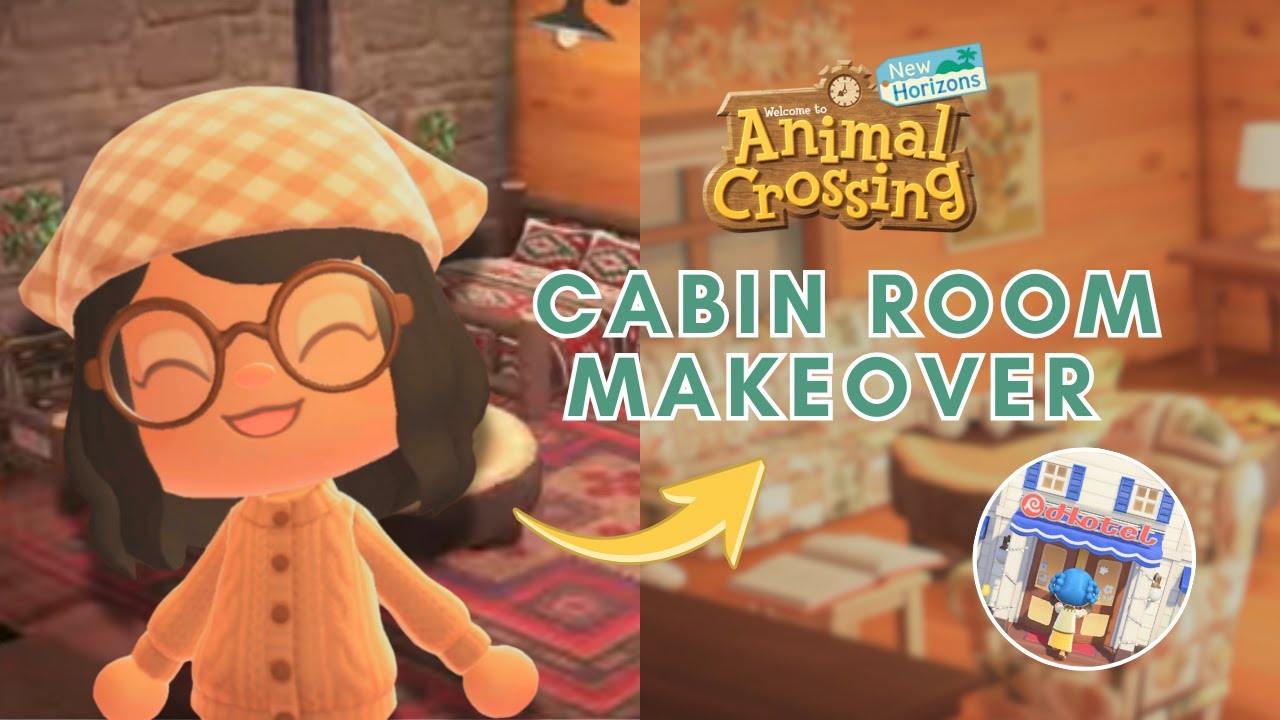 Cabin Room 🌲 Hotel Makeover Part 3 🏨 Animal Crossing New Horizons Decorating | ACNH Hotel Ideas
