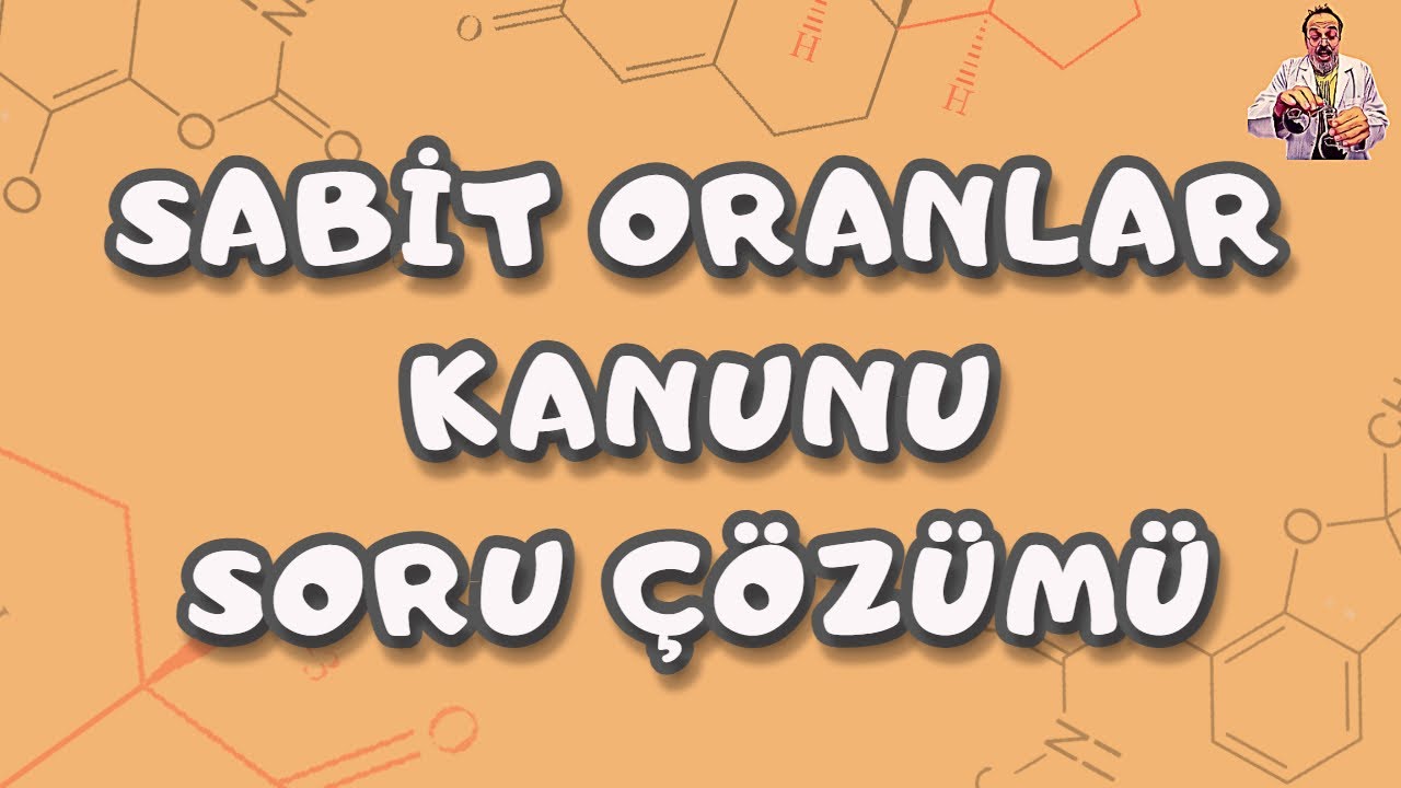 Sabit Oranlar Kanunu Soru Çözümü ( Palme Yayınları 1. Test ) 10. Sınıf - TYT