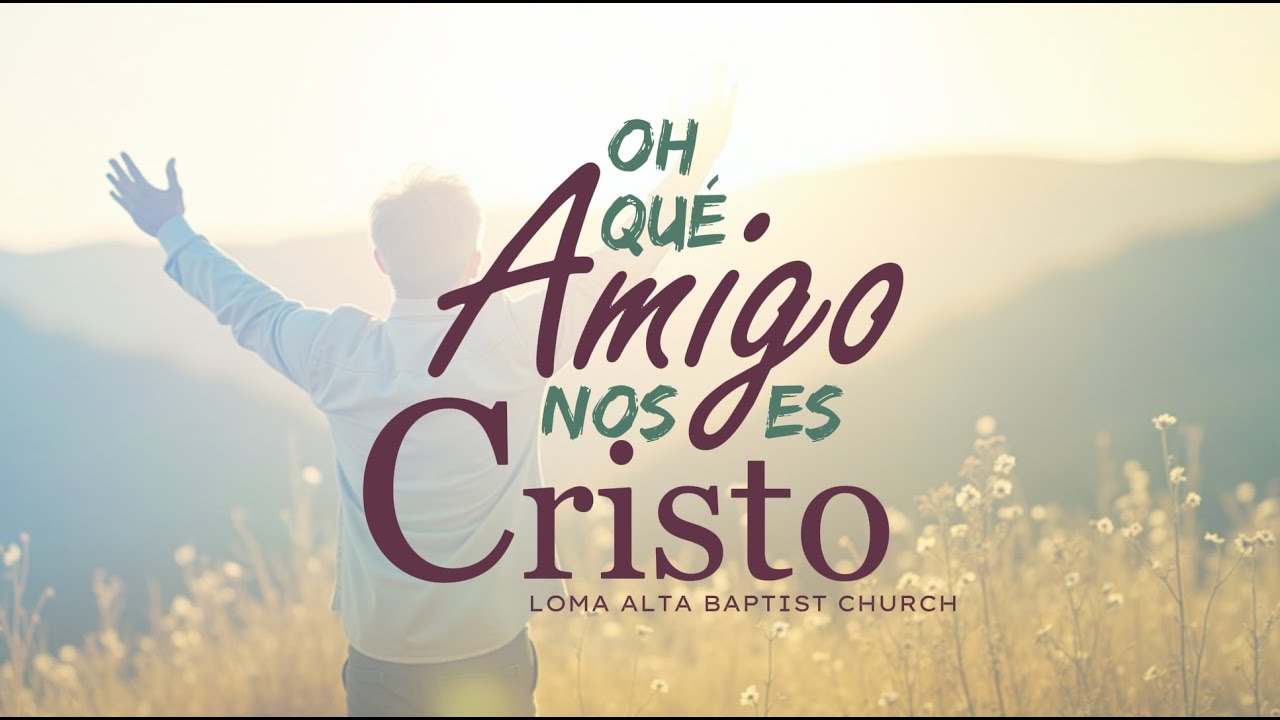 Oh que Amigo nos es Cristo - Video con Letra (Lyric Video) Pista Instrumental Contemporanea