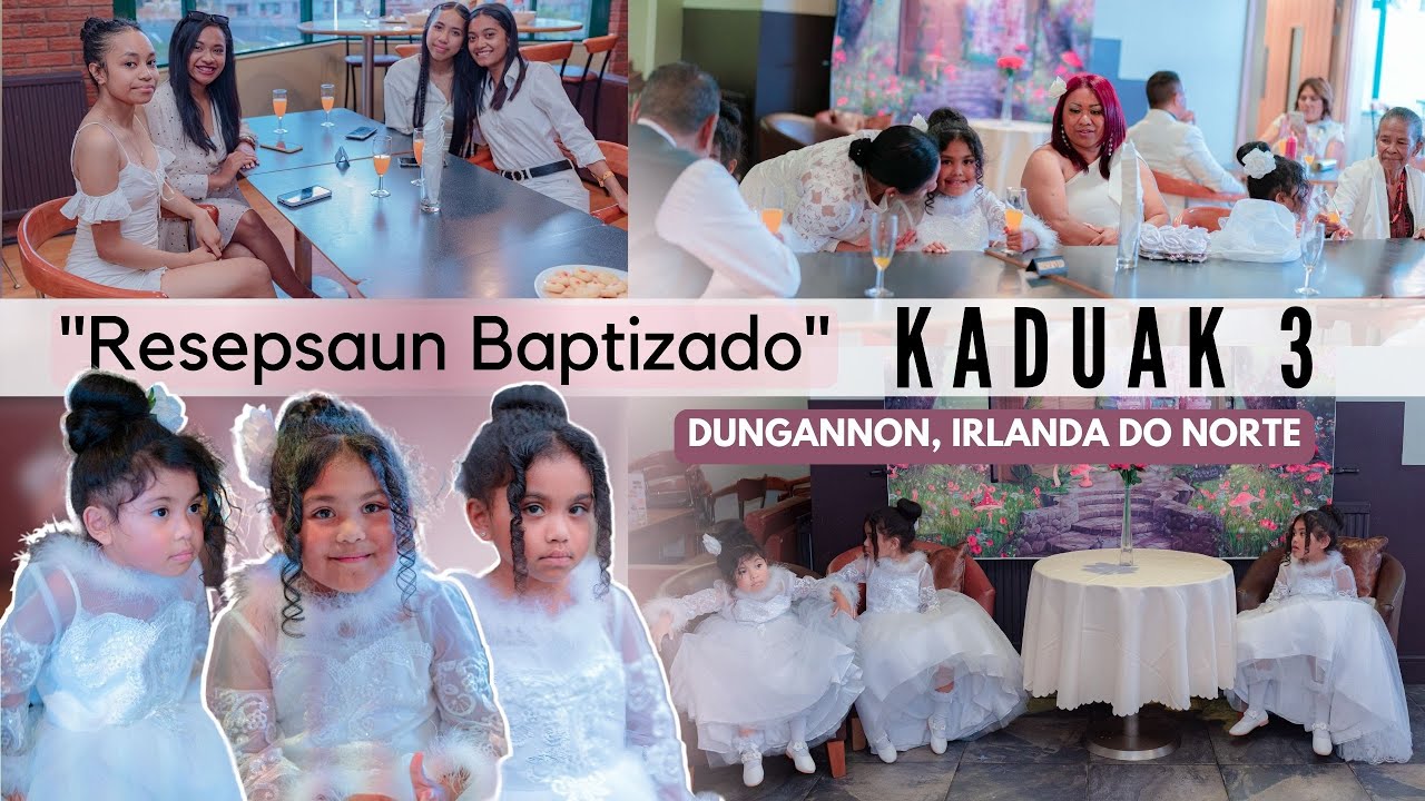 KADUAK nain 3 nia Resepsaun depois MISSA BAPTIZADO | Dungannon, Irlanda do Norte | Tree Top