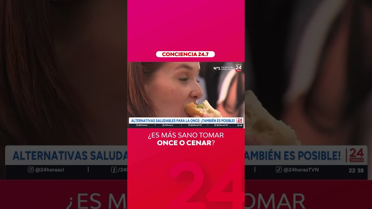 ¿Es más sano tomar once o cenar? | 24 Horas TVN Chile