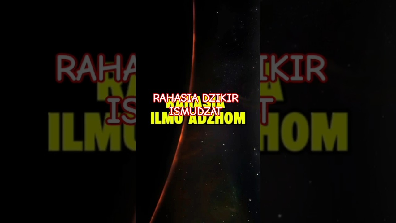 RAHASIA DZIKIR ISMUDZAT #shorts