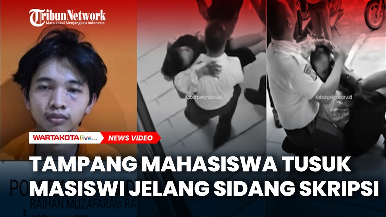 Tampang Mahasiswa yang Tusuk Masiswi Jelang Sidang Skripsi di UIN Suska