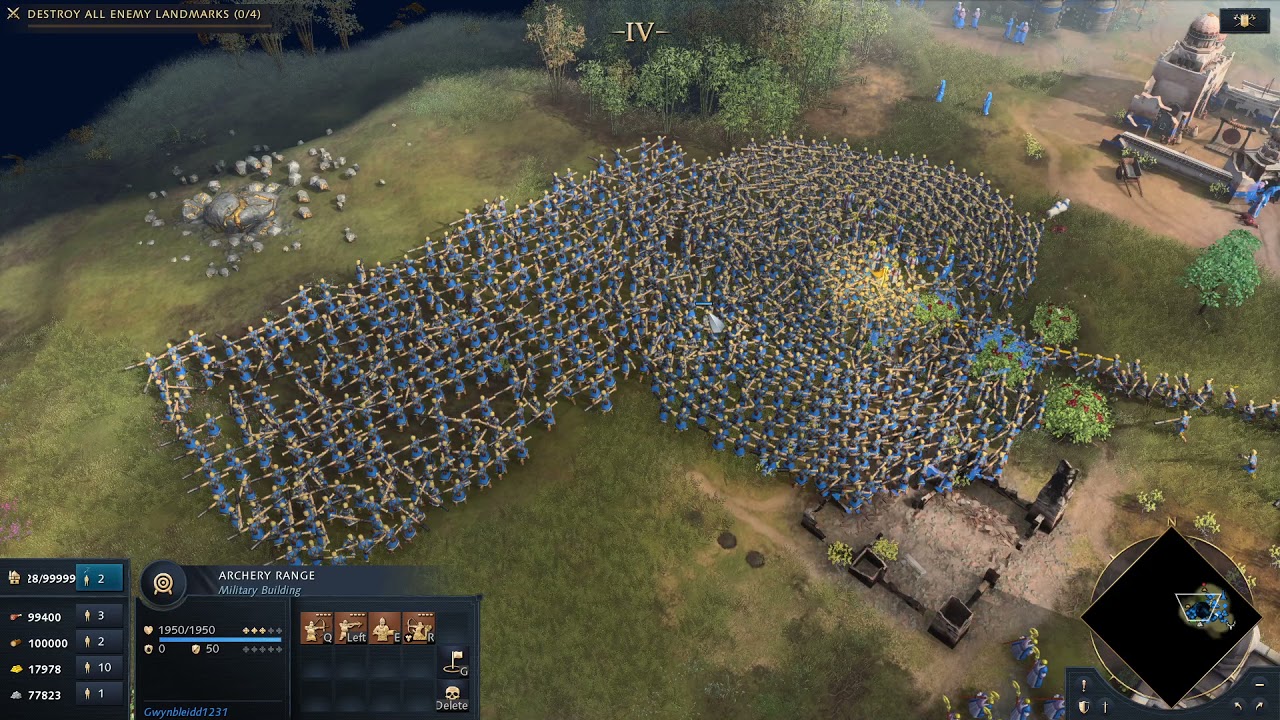 Age Of Empires 4 - 2500 Men Army - Cheat Engine MOD