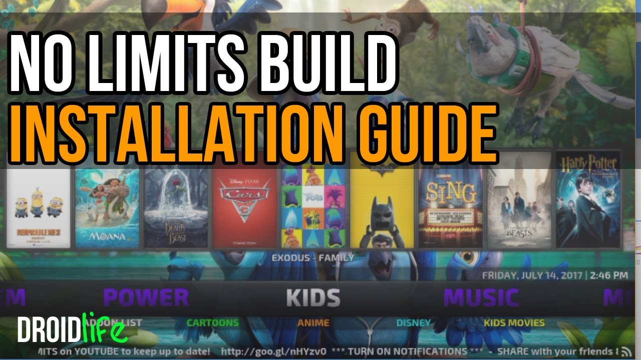 No Limits Build - Best Kodi 17.3 Build - Easy Installation Guide