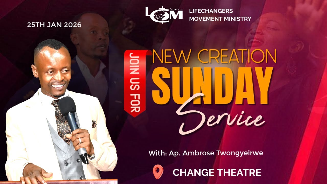 🔥LIVE NOW | NEW CREATION SERVICE | TOTAL FREEDOM SERIES 3 - |25. JAN. 2026 | AP. AMBROSE TWONGYEIRWE
