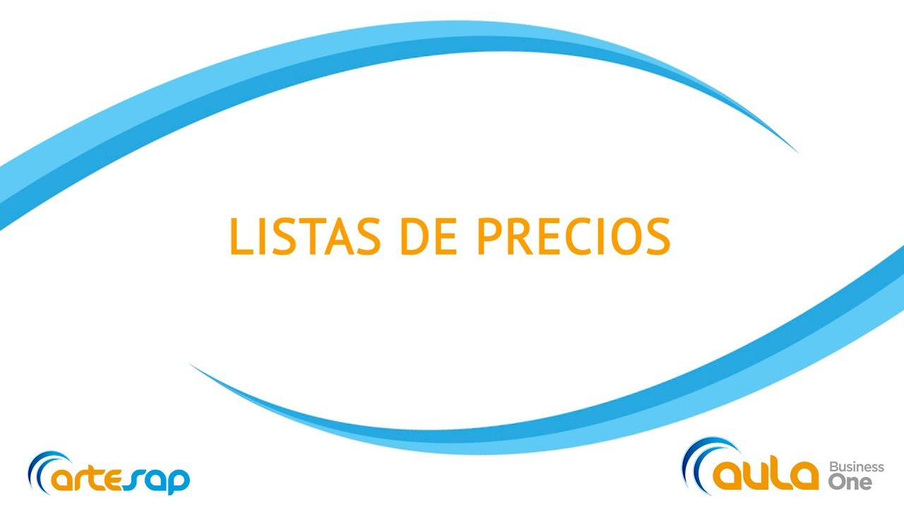 Listas de precios en SAP Business One