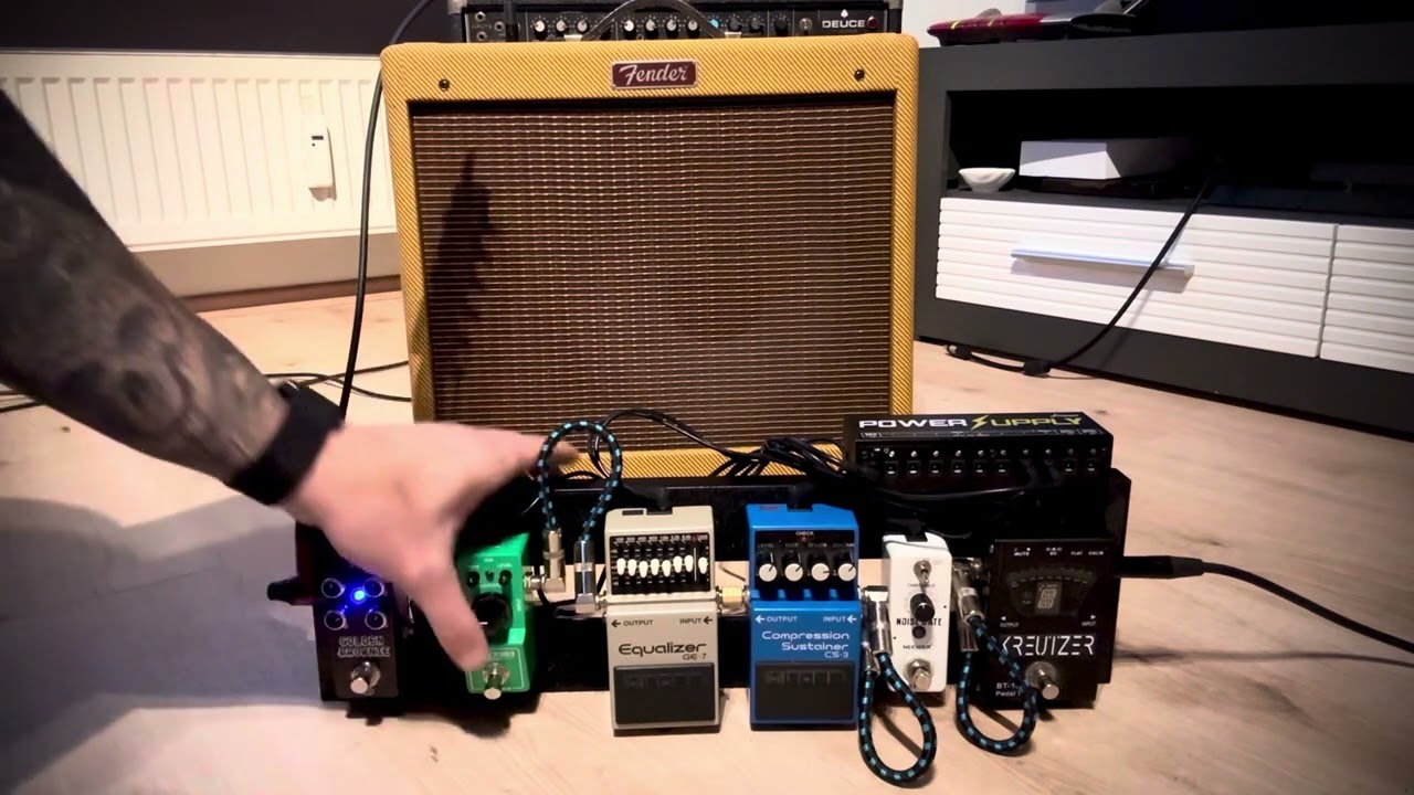 Can a Fender Blues Junior (with Eminence) do Hard Rock Sounds? Xvive Golden Brownie, Ibanez TS Mini