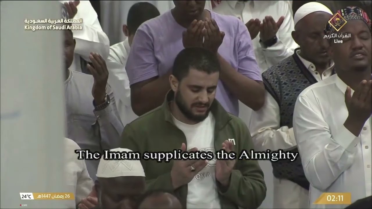 26th Ramadan 1447 Makkah Witr Sheikh Maahir