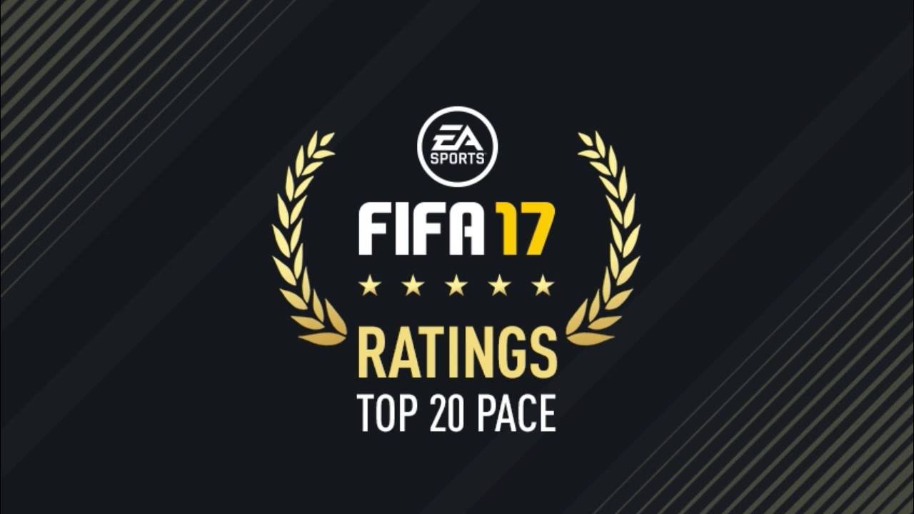 TOP 20 OFFICIAL FASTEST PLAYERS - FIFA 17 PLAYER RATINGS