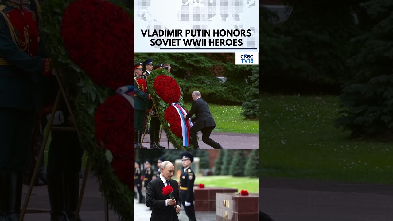 Prez Vladimir Putin Lays Wreath In Moscow To Mark Nazi Germany&rsquo;s 1941 Invasion Anniversary | N18G