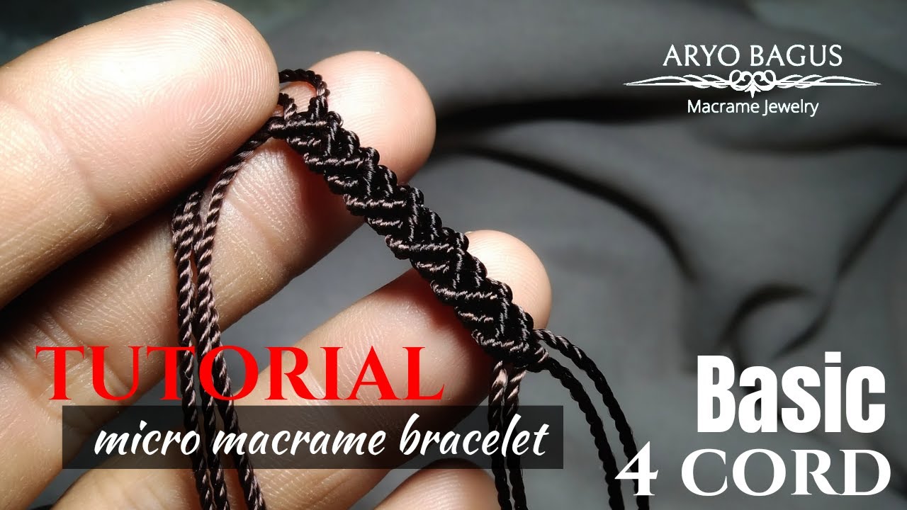 basic macrame bracelet tutorial #diybracelets #macramepattern #macramebracelettutorial