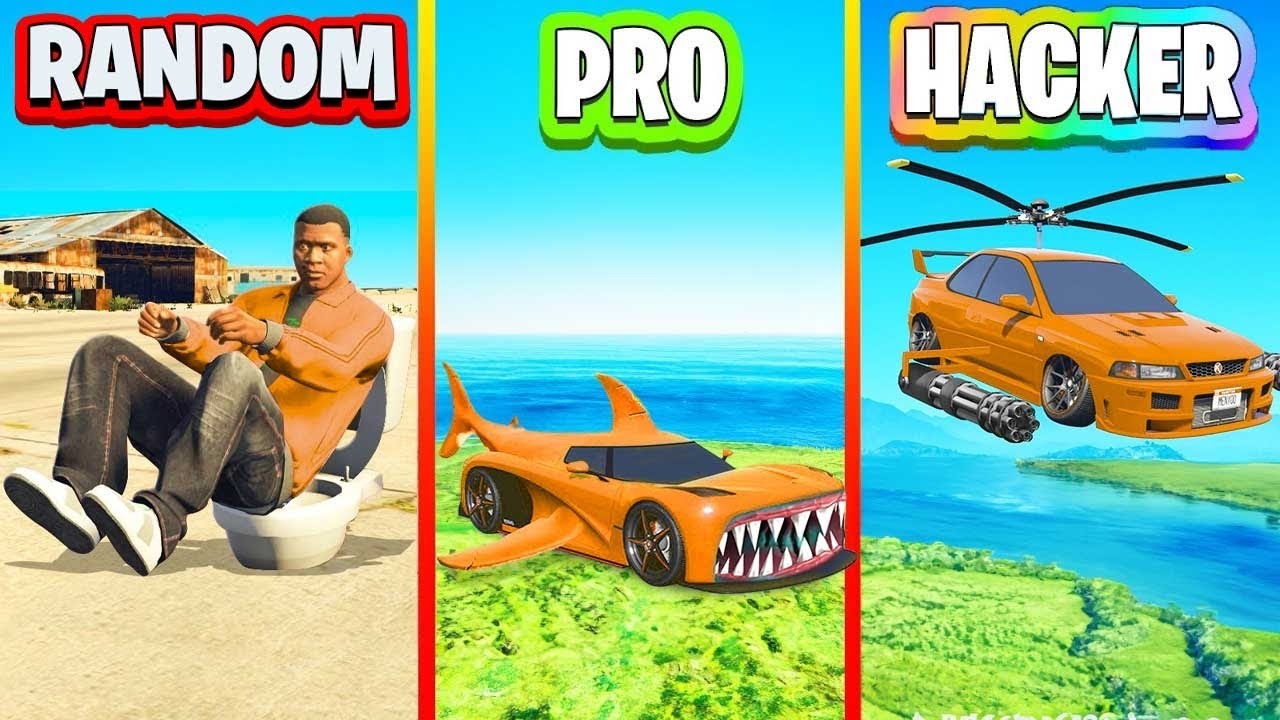 Random Vs. Pro Vs. HACKER Pimp Battle In GTA 5!