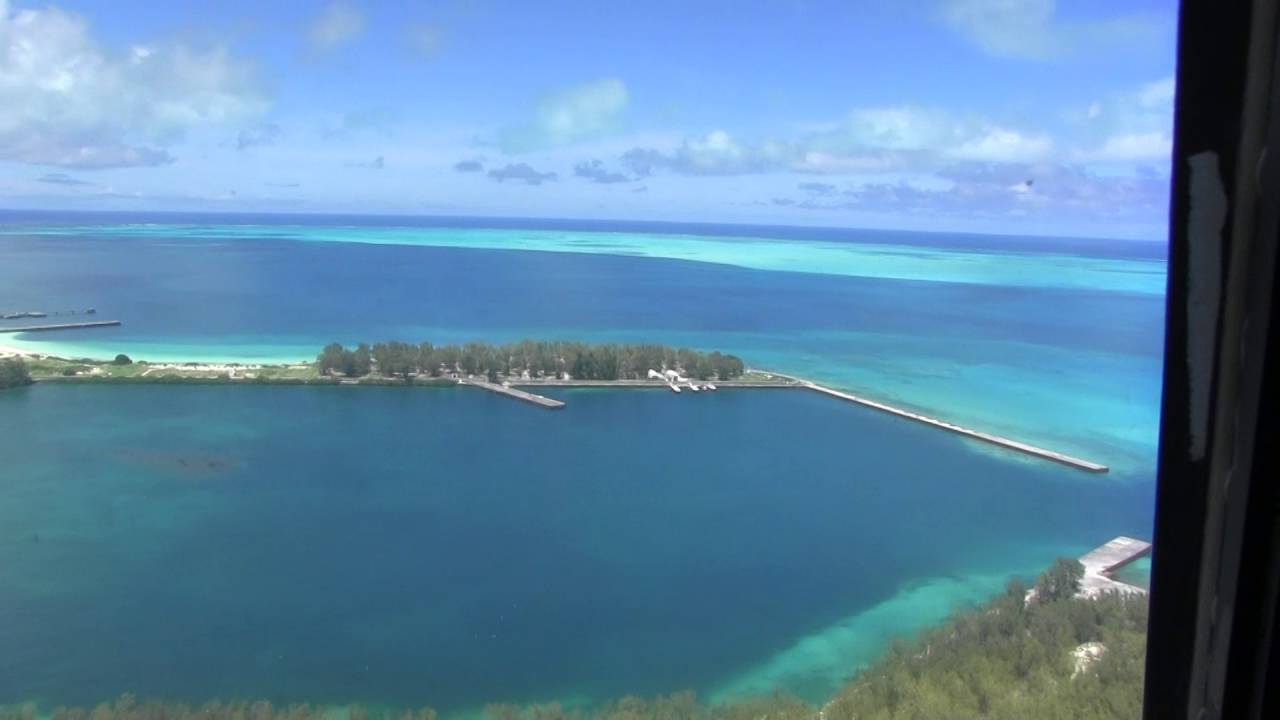 Take off from Sand Island, Midway Atoll