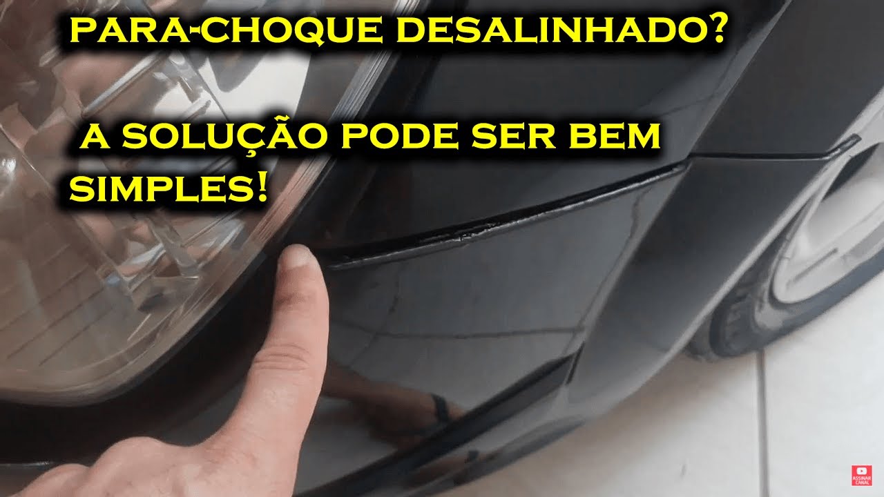Como resolver desalinhamento de para-choque!
