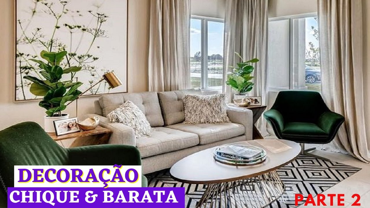 UM LUXO S&Oacute;! DECORA&Ccedil;&Otilde;ES BARATAS QUE PARECEM CARAS PRA MATAR A VISITA DE INVEJA- Parte 2