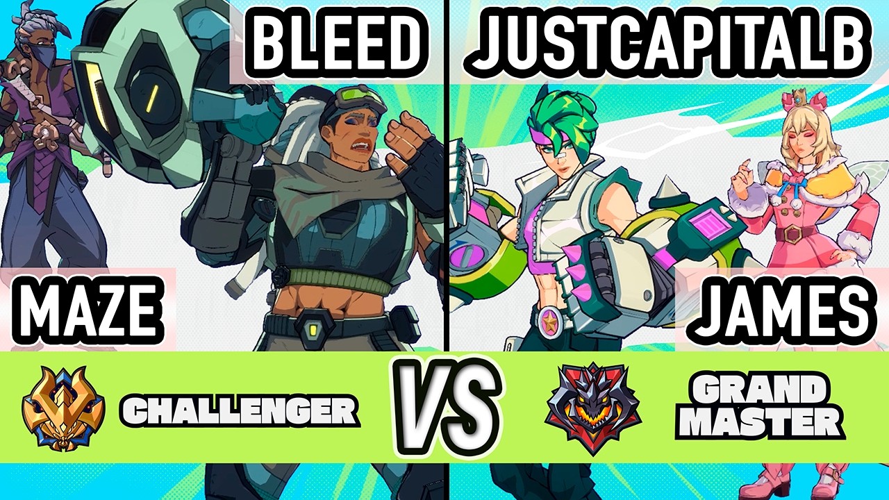 2XKO ▰ Bleed + Maze (Illaoi / Ekko) vs JustCapitalB + James060606 (Vi / Ahri) ▰ High Level Gameplay