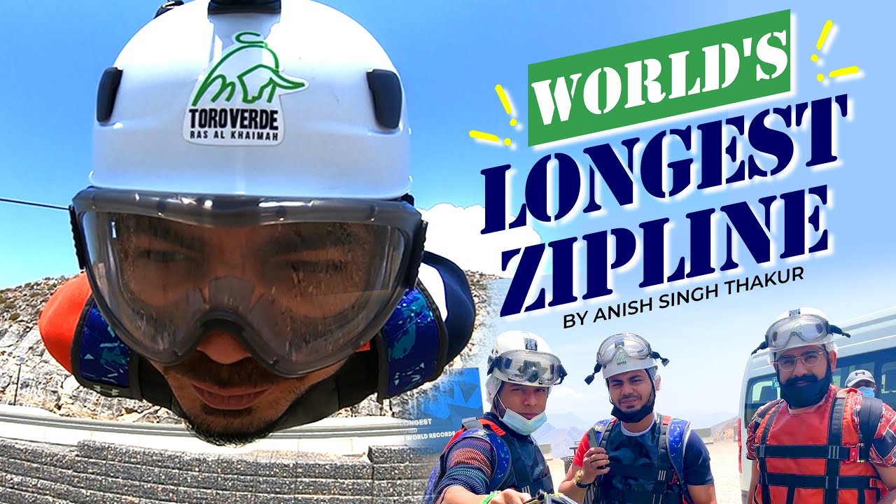World's Longest Zipline || Adventure Vlog || Anish Singh Thakur