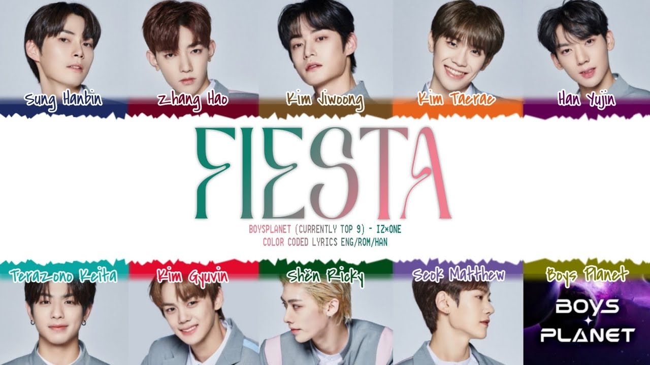 How would BOYSPLANET (Top 9) sing IZ*ONE - FIESTA