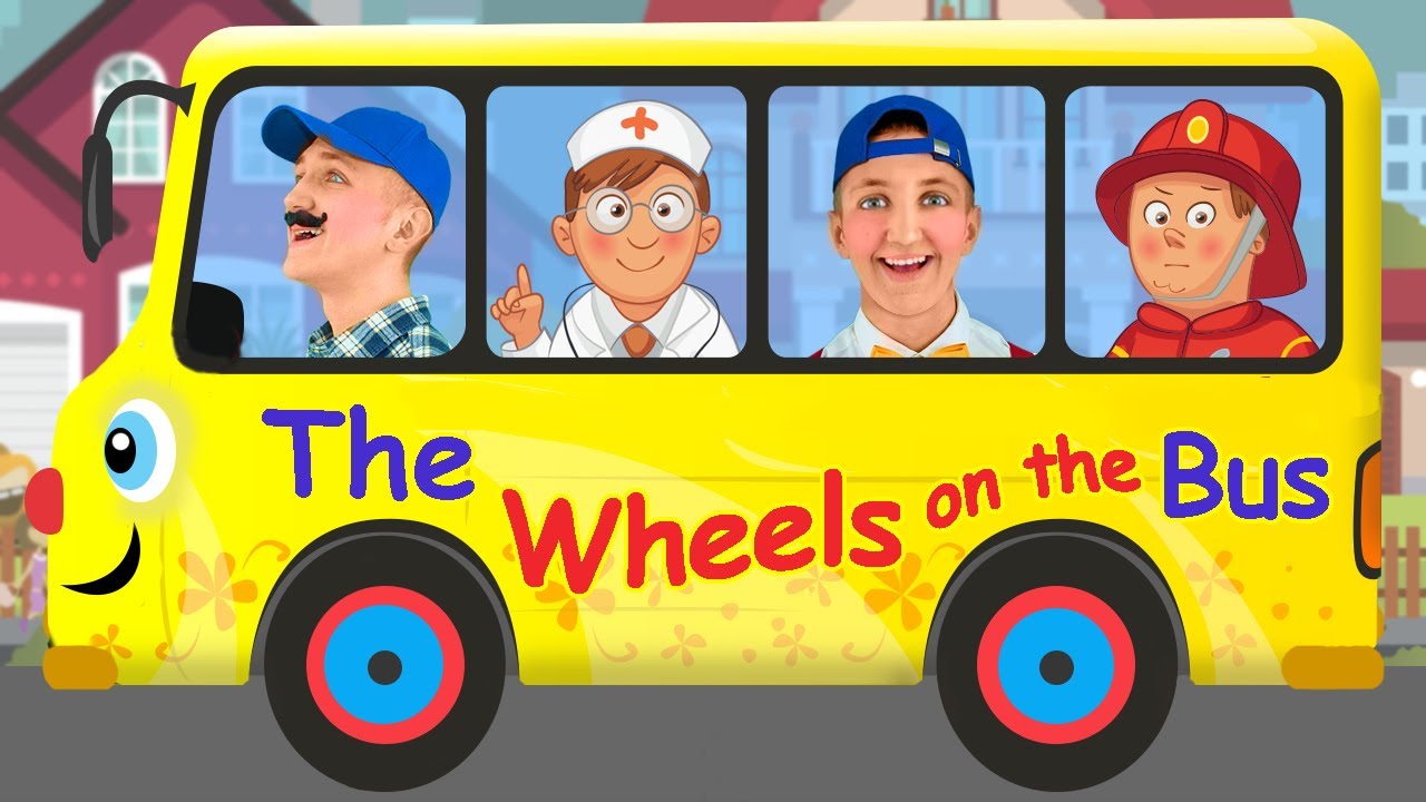 The Wheels on the Bus Song for Kids | Super Simple Nursery Rhymes. Sing Along With Tiki.