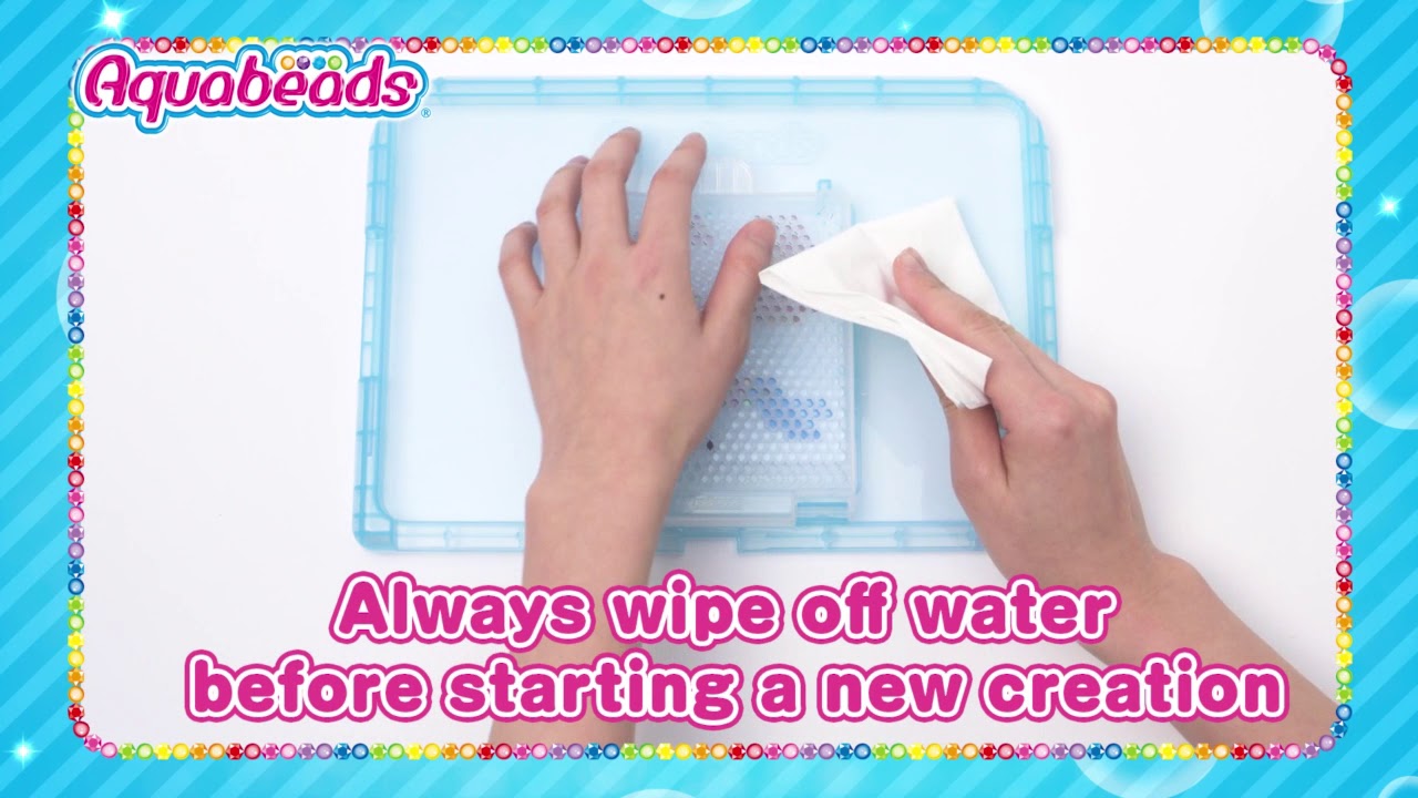 Aquabeads hur man p&auml;rlar med nya Flip Tray &ndash; p&auml;rlplatta