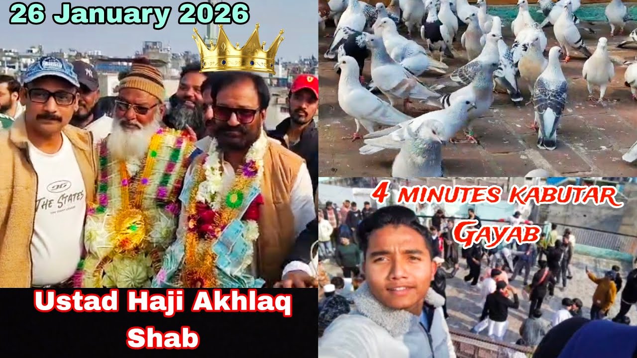Ustad Haji Akhlaq Shab ke Hadrabhadi kabutar 4 minutes lapata ❤️‍🔥 maza aa Gaya bhaiyo 😎