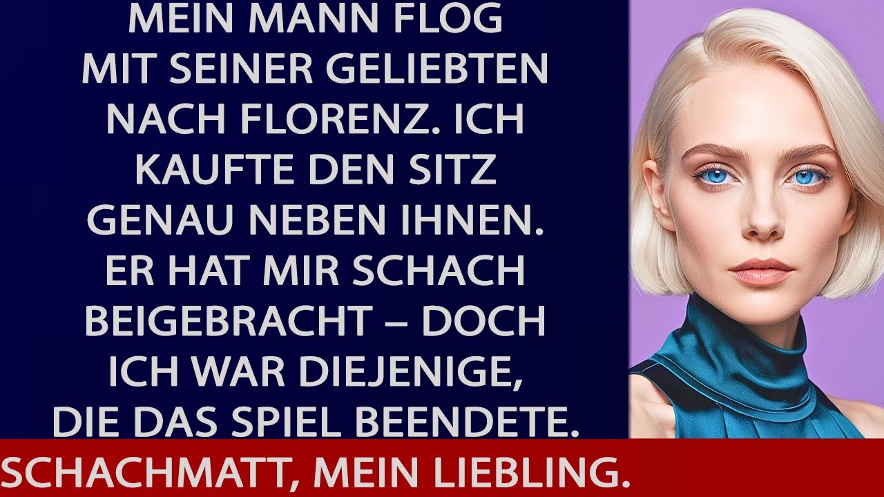 Er flog mit der Geliebten nach Florenz ich saß mit Beweisen und Notar genau neben ihnen im Flugzeug.