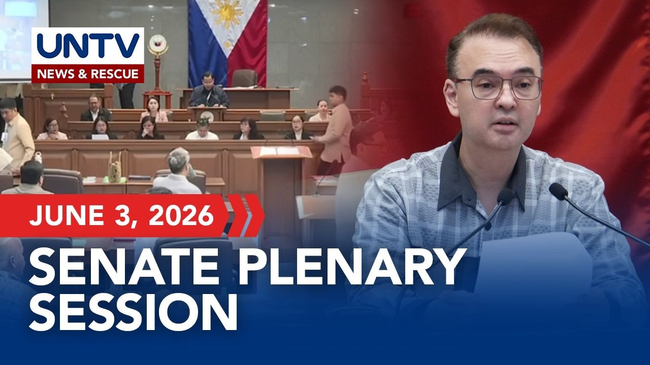 LIVE: Senate Plenary Session | JUNE 03, 2026