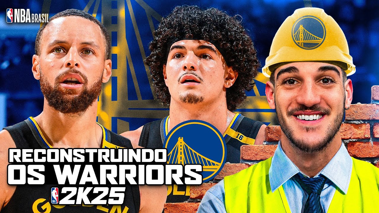 Reconstruindo o Golden State Warriors no NBA 2K25 | Caio Reage Ao Vivo