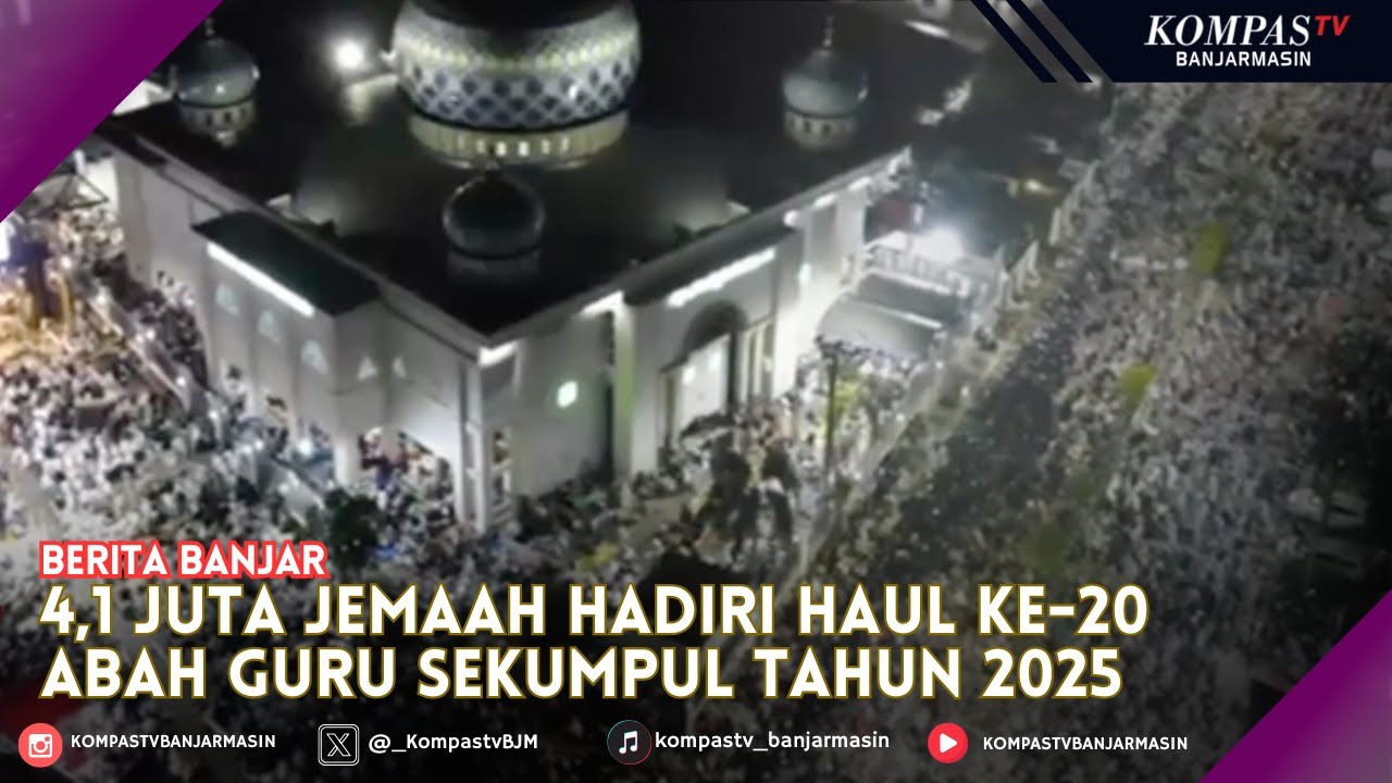 4,1 Juta Jemaah Hadiri Haul Ke 20 Abah Guru Sekumpul 2025