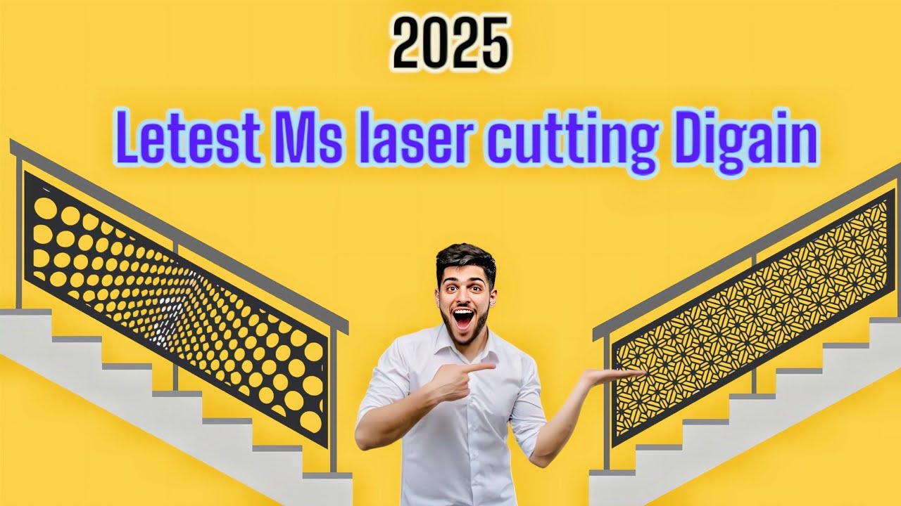 Cnc Laser Cutting MS Metal Railing Design and Price 2025