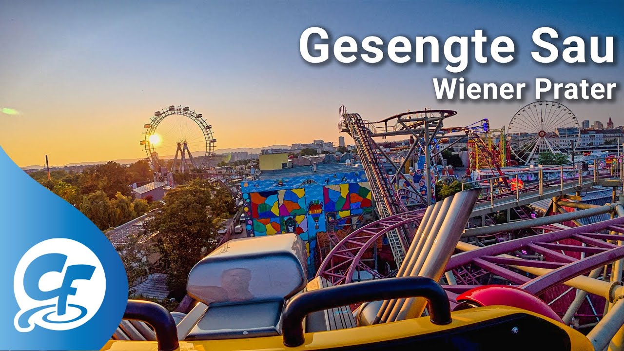 Gesengte Sau front seat on-ride 4K POV Wiener Prater