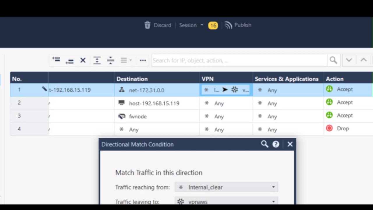 AWS Site to Site VPN with Checkpoint Firewall