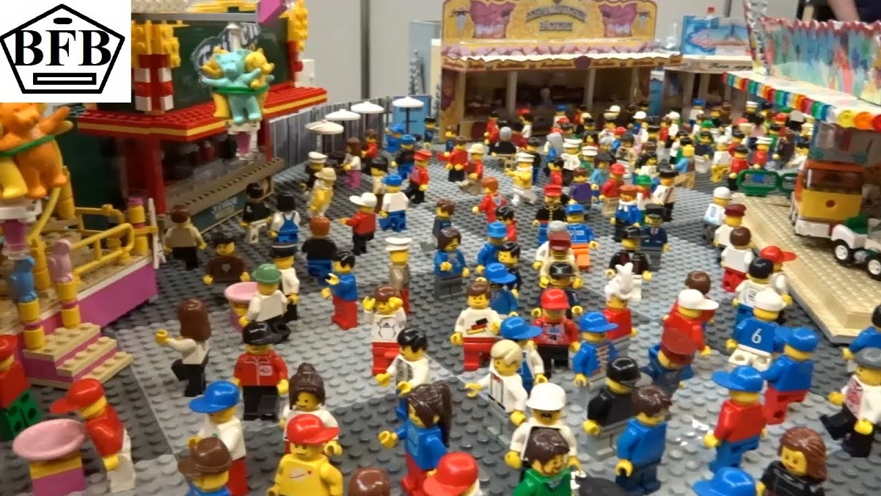 Lego Ausstellung | Kirmes mit Karussells und Riesenrad | RC Messe Model Leben Erfurt 2020