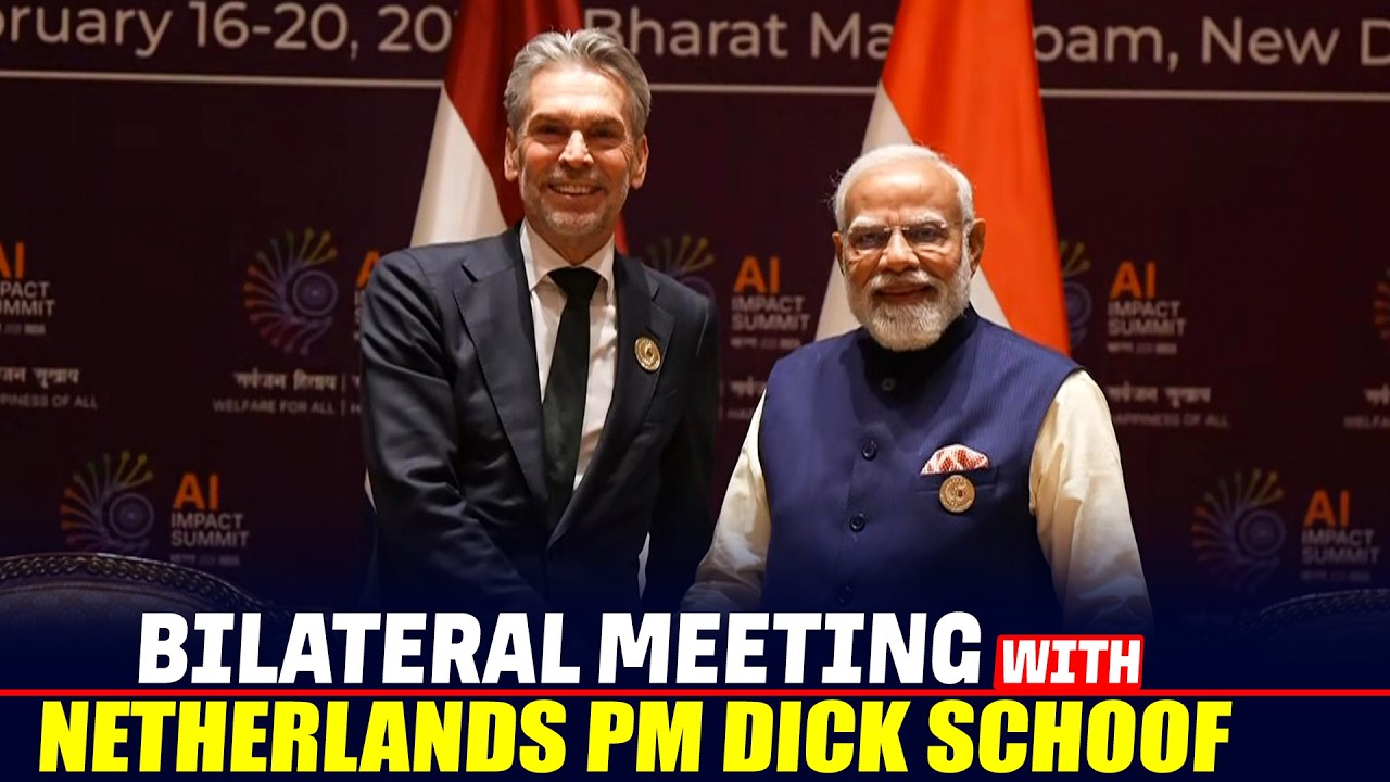 PM Modi holds Bilateral meeting with Netherlands PM Dick Schoof sidelines of India AI Impact summit