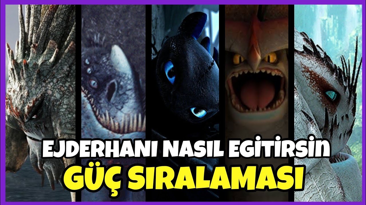 EJDERHANI NASIL EĞİTİRSİN: EN GÜÇLÜ 10 EJDERHA - EJDERHALARIN GÜÇ SIRALAMASI 2023 - DREAM-VERSE