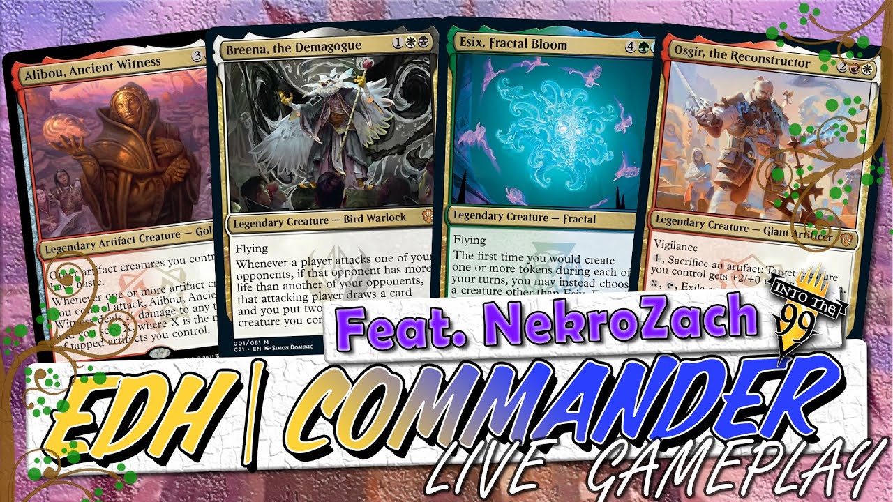 WNL 33 #Commander2021 | Osgir vs Esix vs Breena vs Alibou | MTG EDH | Commander Gameplay