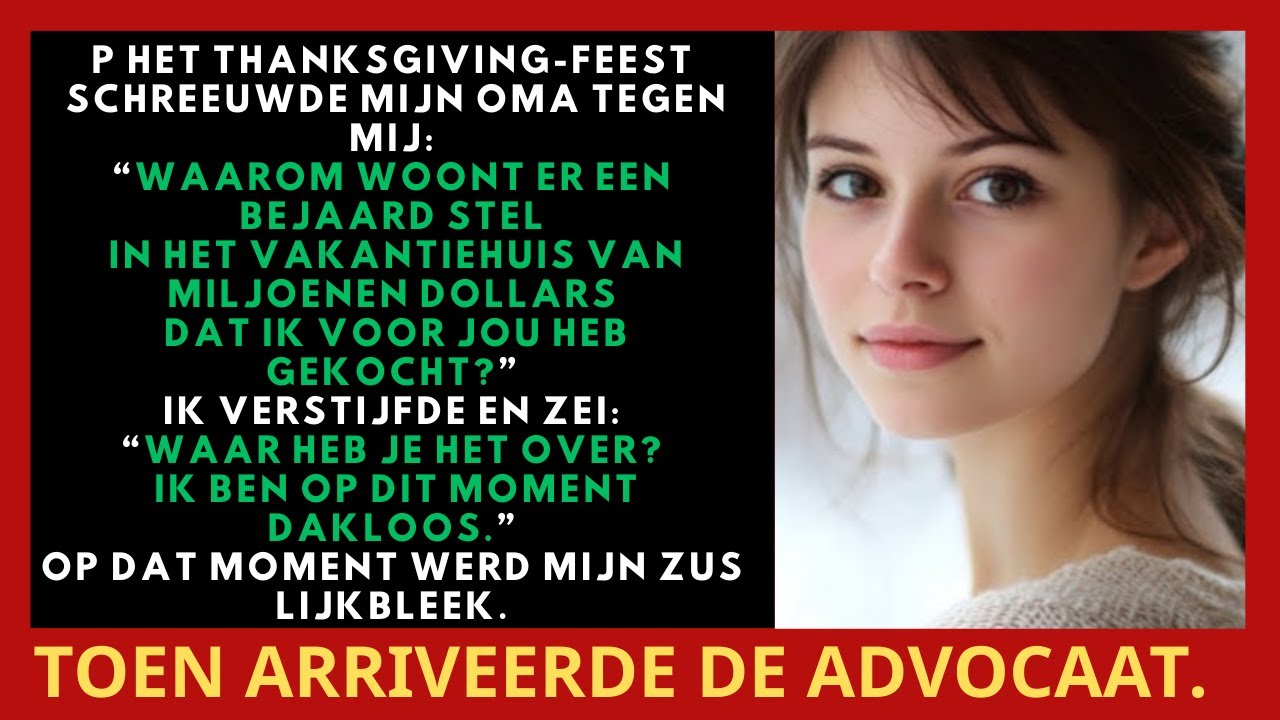 Met Thanksgiving schreeuwde mijn oma tegen me — ik verstijfde en zei: „Ik heb geen idee.