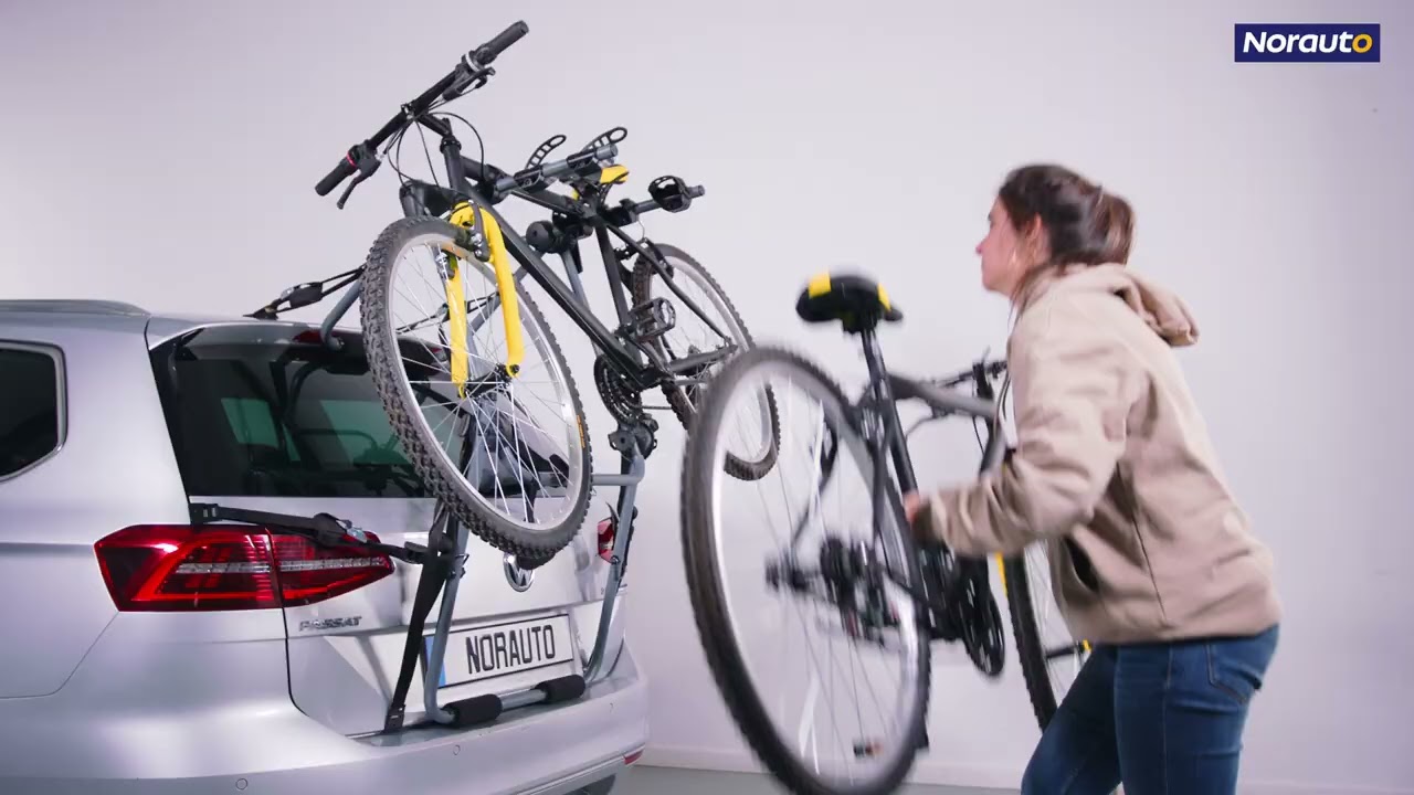 NORAUTO STRAP 100-3R portabici da bagagliaio per 3 biciclette