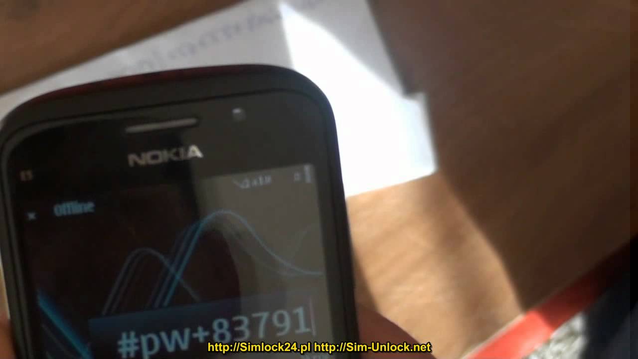 Nokia E5 simlock unlock by  