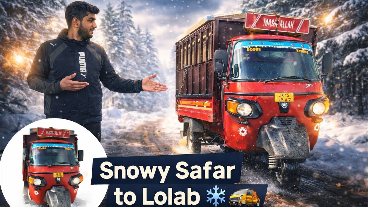 Barf Mein Auto Ka Safar ❄️ | Lollab Tak Ka Sabse Mushkil Journey